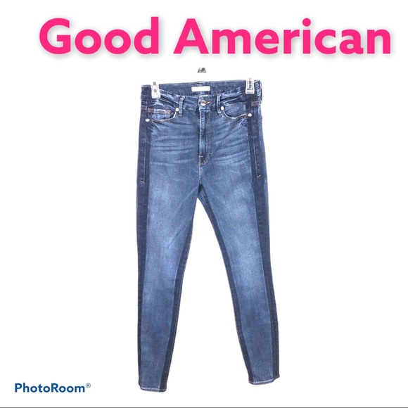 Good American Denim - Good American Good Waist Shadow Side Jeans